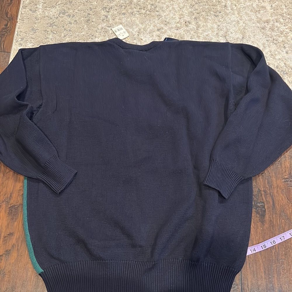 Vintage Pringle of Scotland Golf Sweater Cotton Graphic Golfer Hong Kong size L‎ - Picture 9 of 9